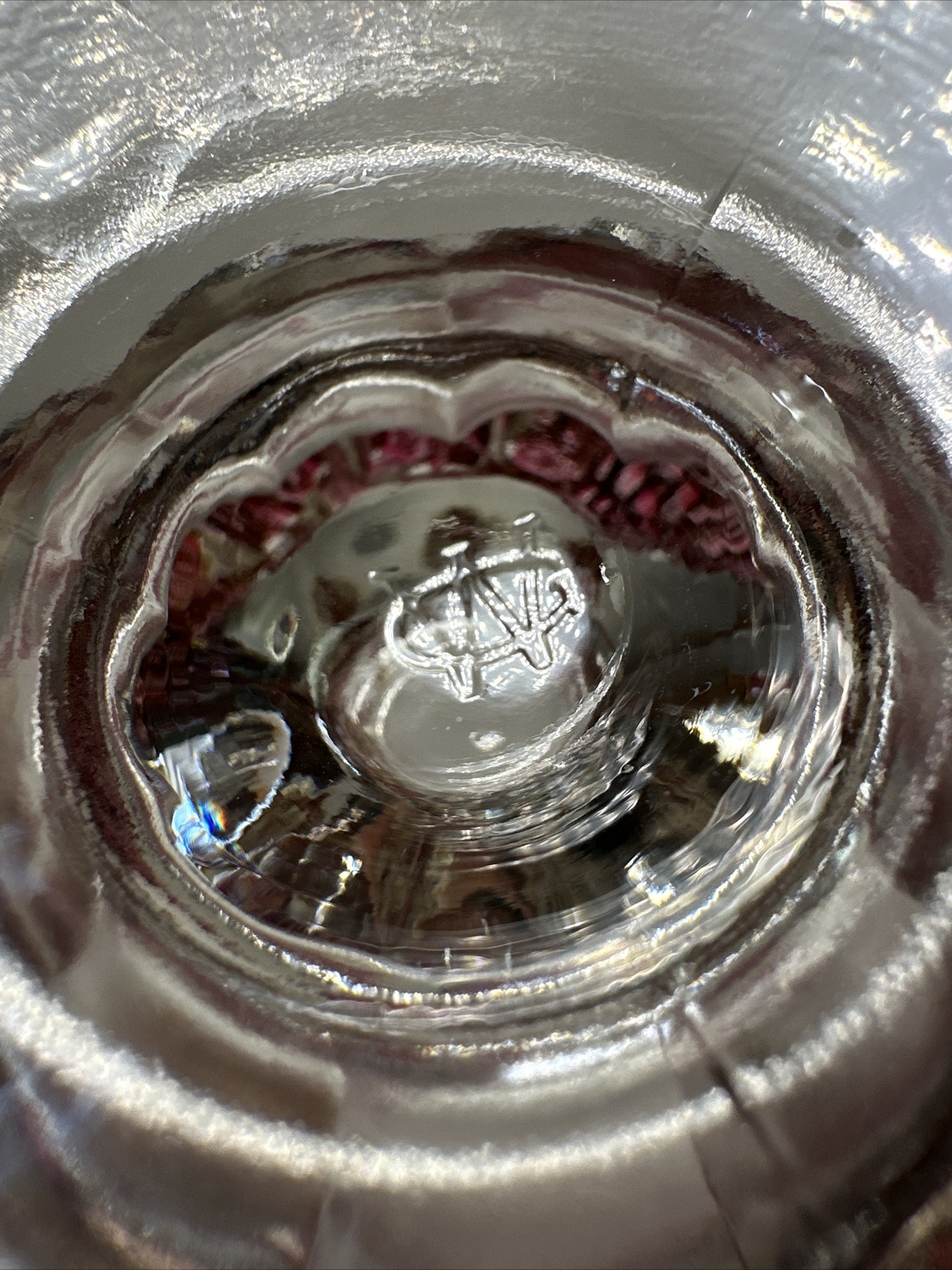 Westmoreland Glass Footed Pitcher - Paneled Purple Grape Leaf - Immaculate - Image 1