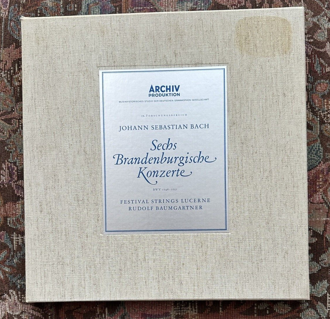 Archiv Produktion - Bach- Sechs Brandenburgische Konzerte BWV 1046-1051 - Image 1