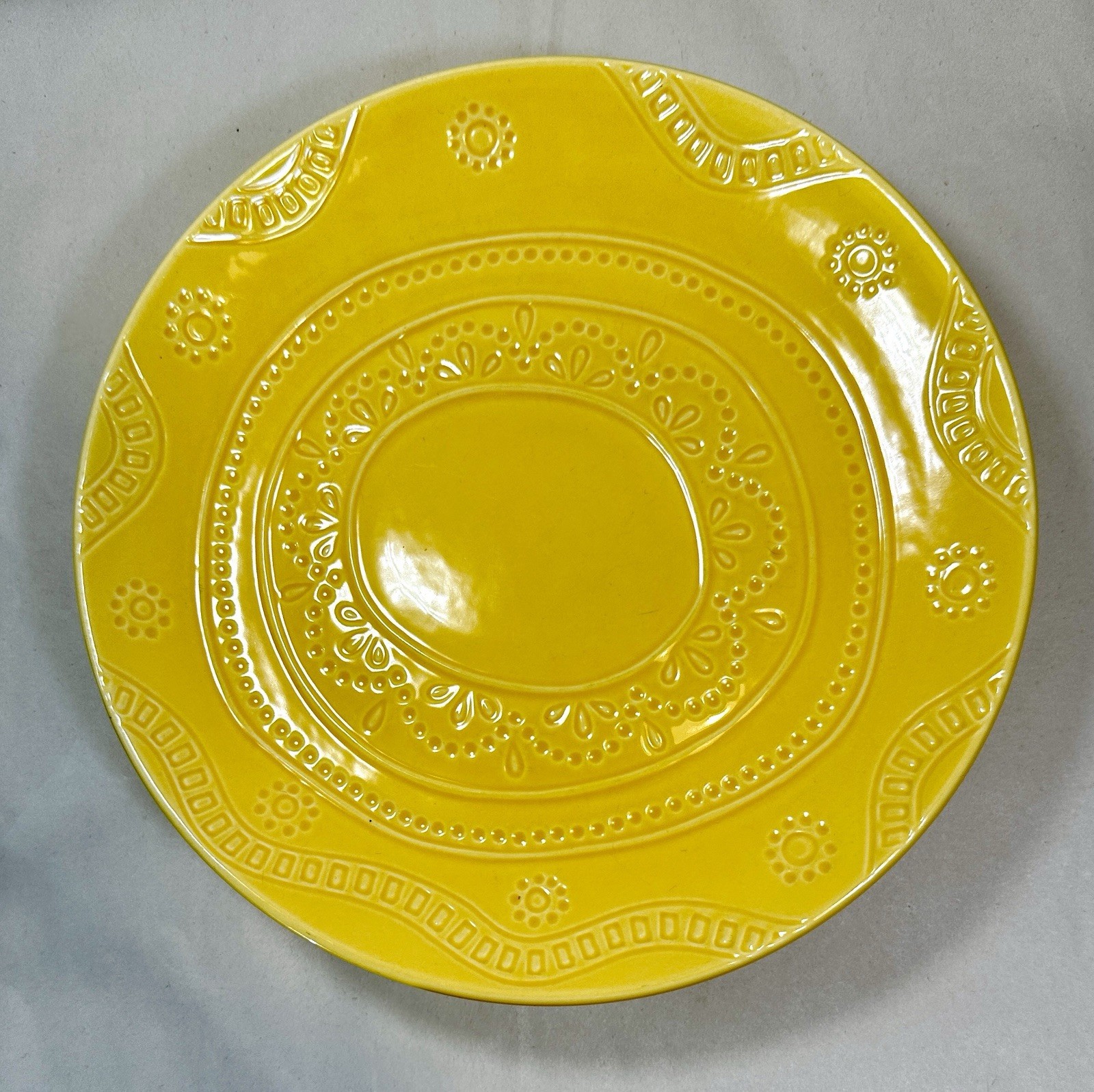 Kennet Buttercup by Threshold - Three Salad Plates 8.5" - New Old Stock, Unused - Image 1