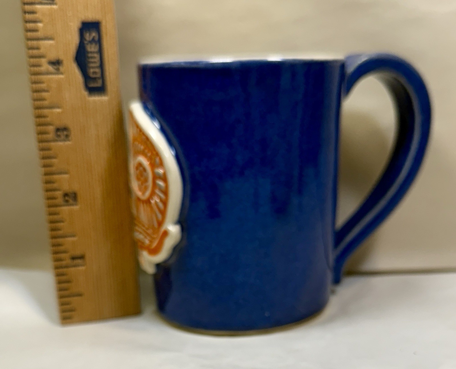 Hand Crafted Pottery Mug With Fish Decoration - Unused, Flawless - Image 5