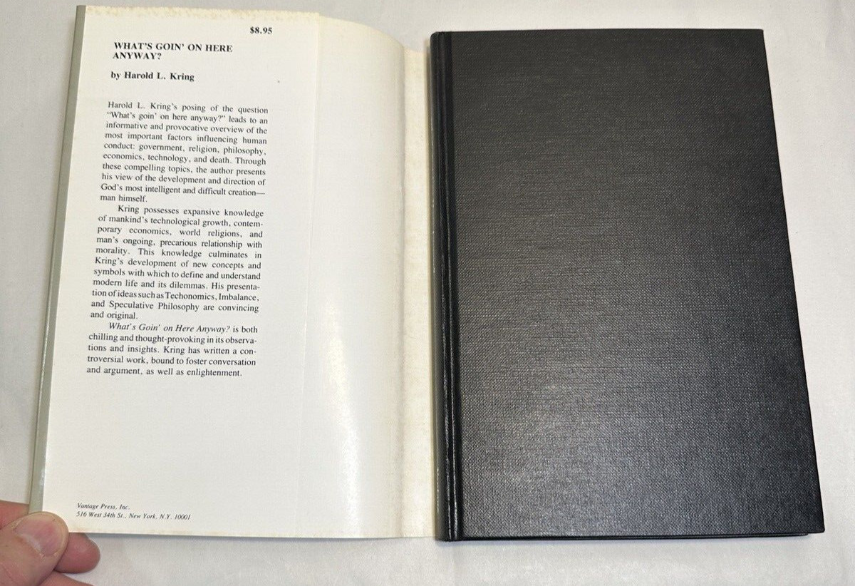 What's Goin' On Here Anyway? - Harold L. Kring - 1985 HC/DJ - Image 1