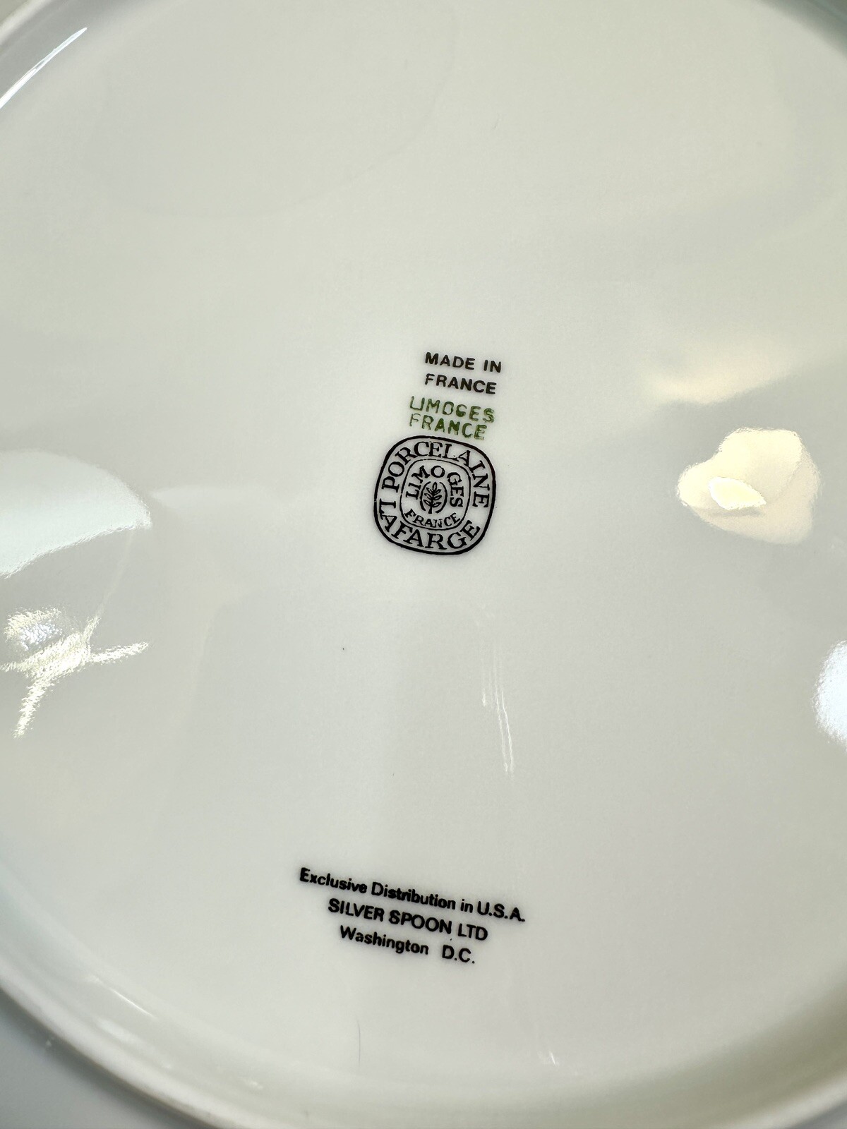 Set of 4 Porcelaine Lafarge Limoges France Jean-Pierre 10.5” Dinner Plates - Image 6