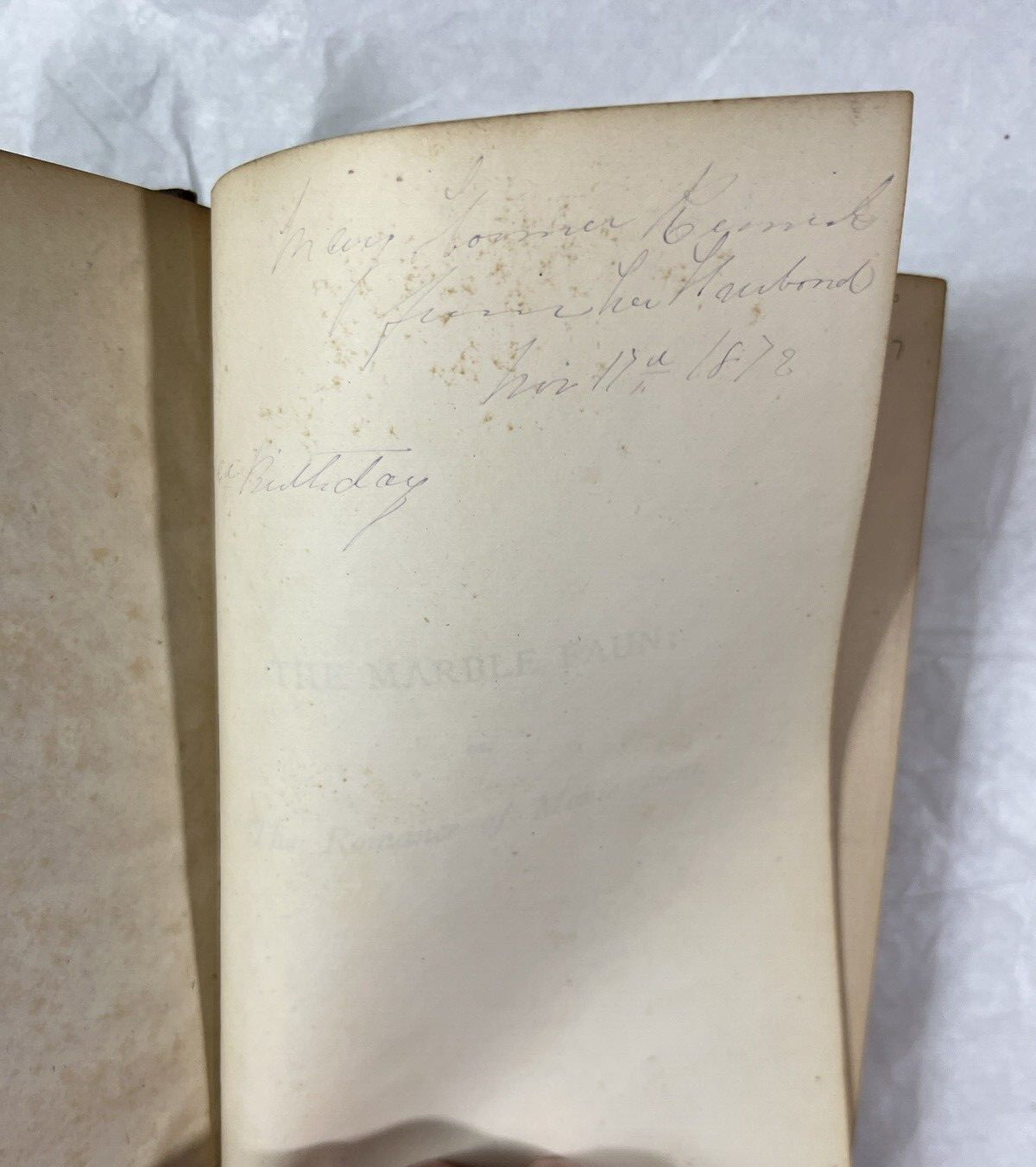 Nathaniel Hawthorne's Works Illustrated: The Marble Faun (Two Volumes in One) - Image 2