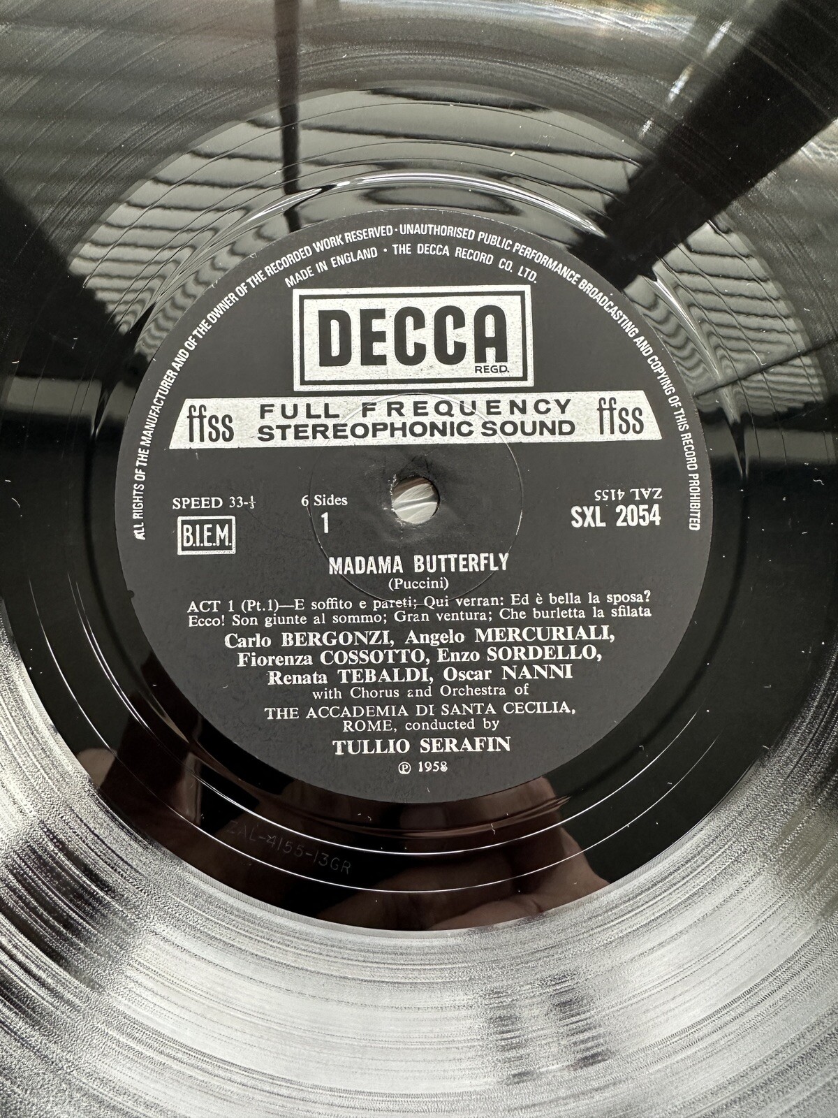 Puccini: Madame Butterfly - Tebaldi, Bergonzi, Serafin - DECCA SXL 2054-6  UK - Image 4