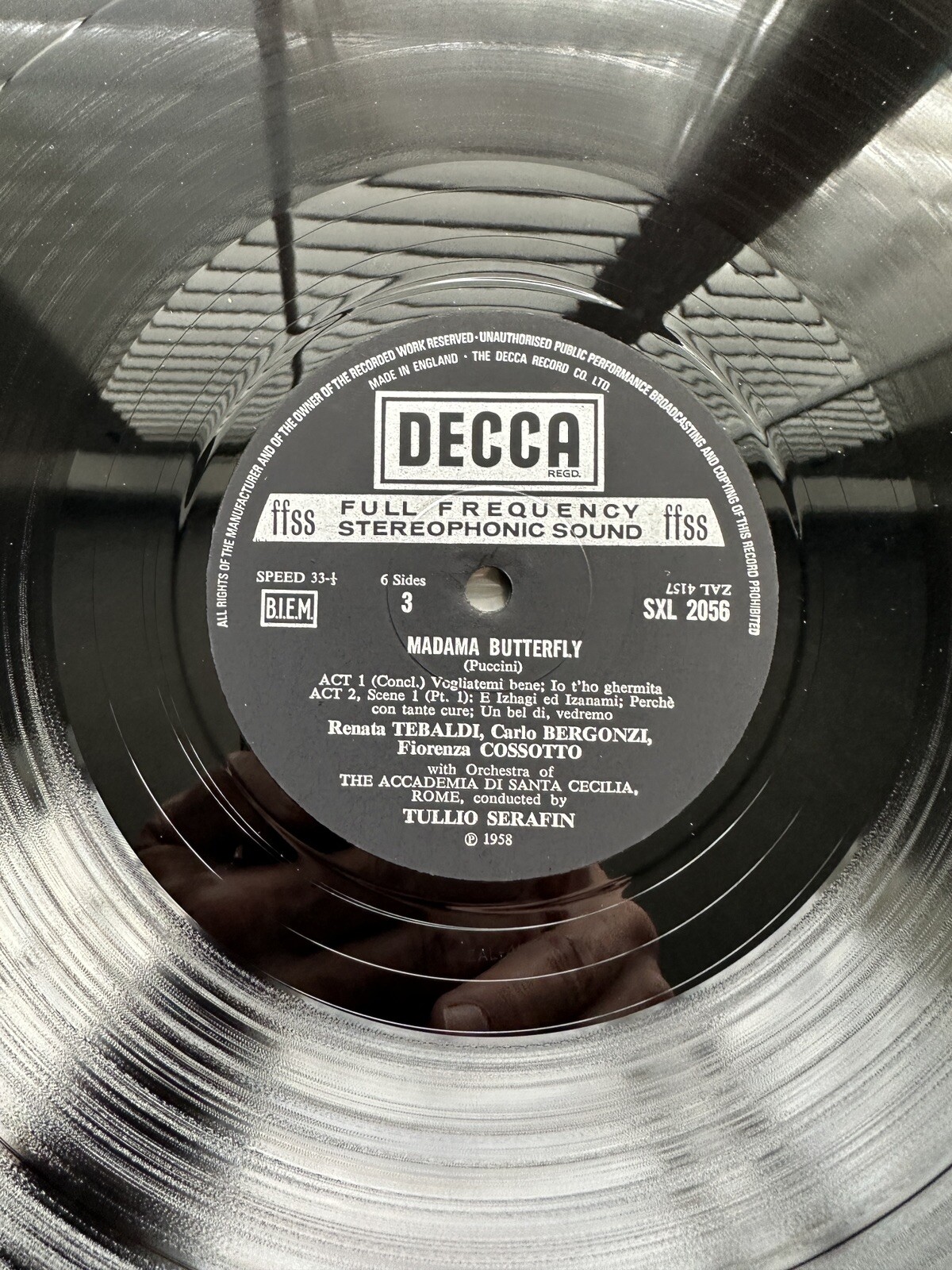 Puccini: Madame Butterfly - Tebaldi, Bergonzi, Serafin - DECCA SXL 2054-6  UK - Image 8