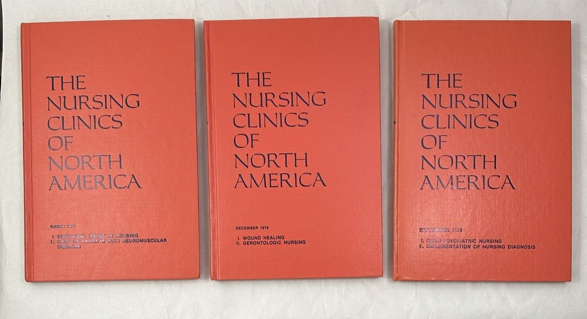 The Nursing Clinics of North America- 11 Volumes -- Excellent Condition - Image 7