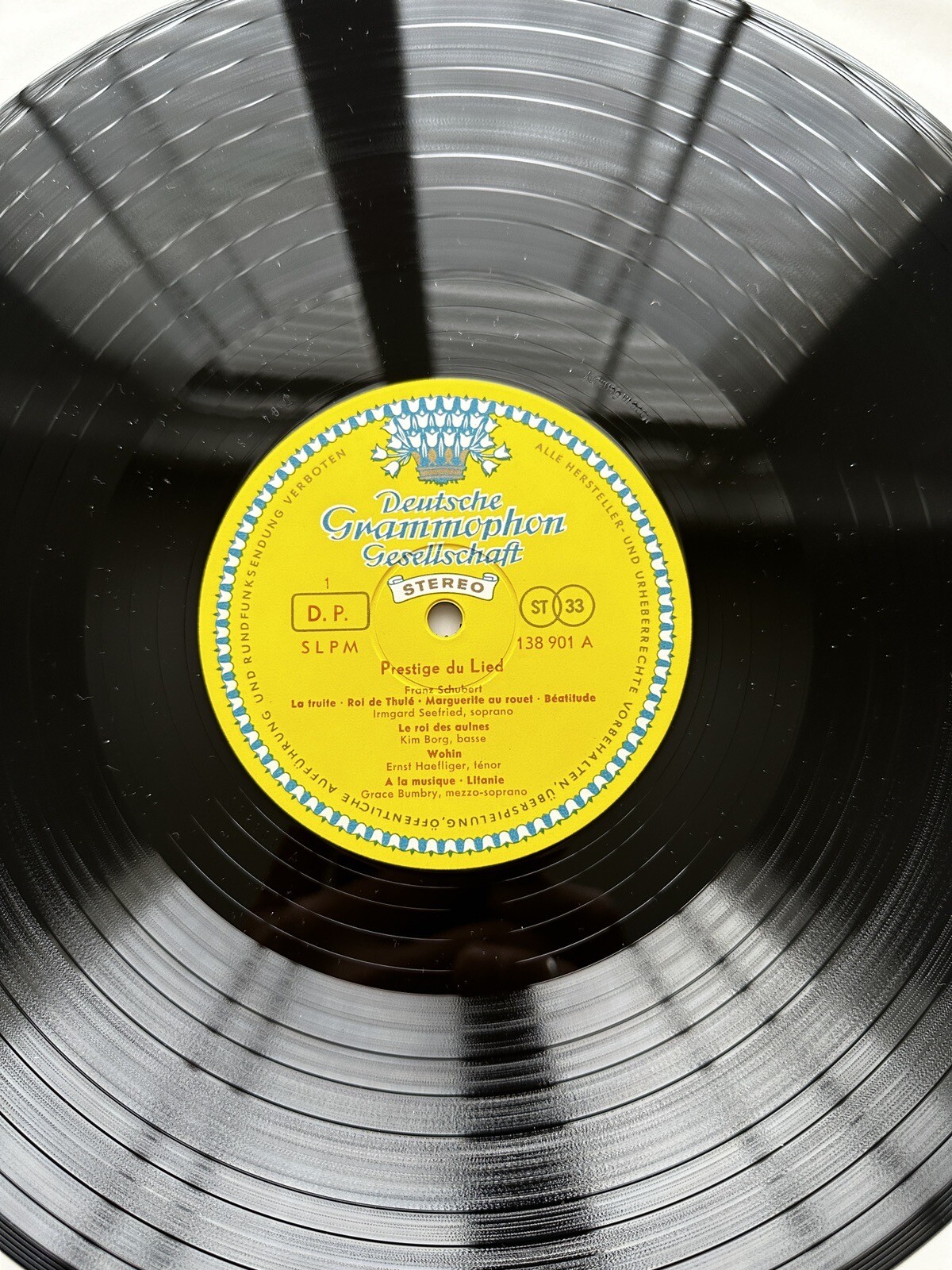 Prestige du Lied - DG 138 901 Stereo - Seefried, Bumbry, Borg, Fischer-Dieskau - Image 2