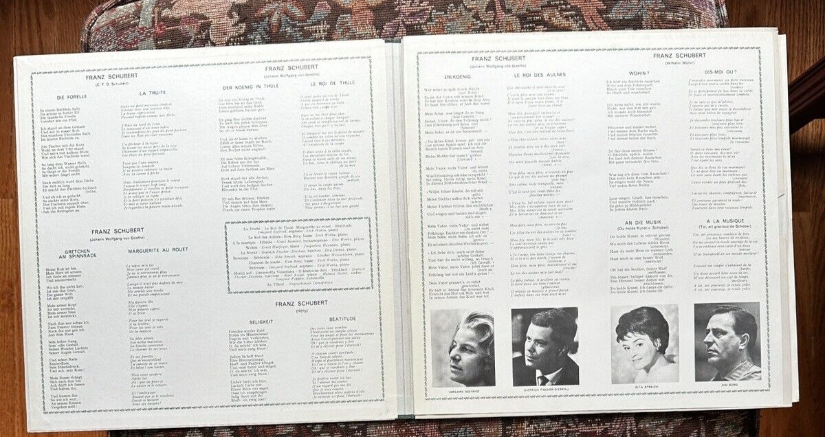 Prestige du Lied - DG 138 901 Stereo - Seefried, Bumbry, Borg, Fischer-Dieskau - Image 5