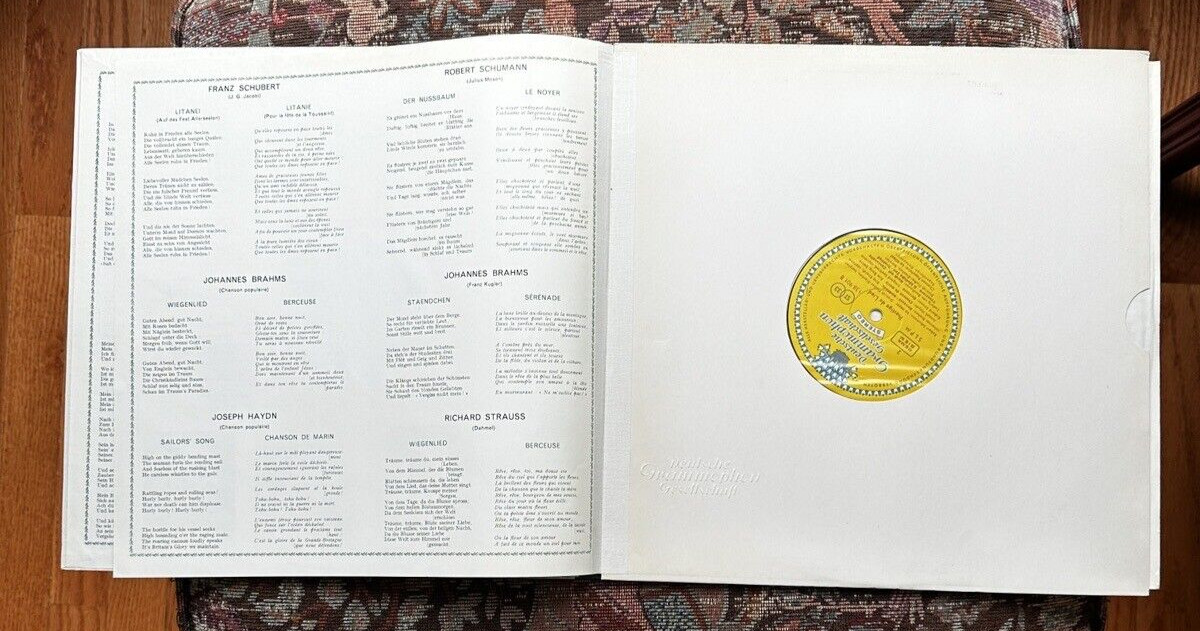 Prestige du Lied - DG 138 901 Stereo - Seefried, Bumbry, Borg, Fischer-Dieskau - Image 6