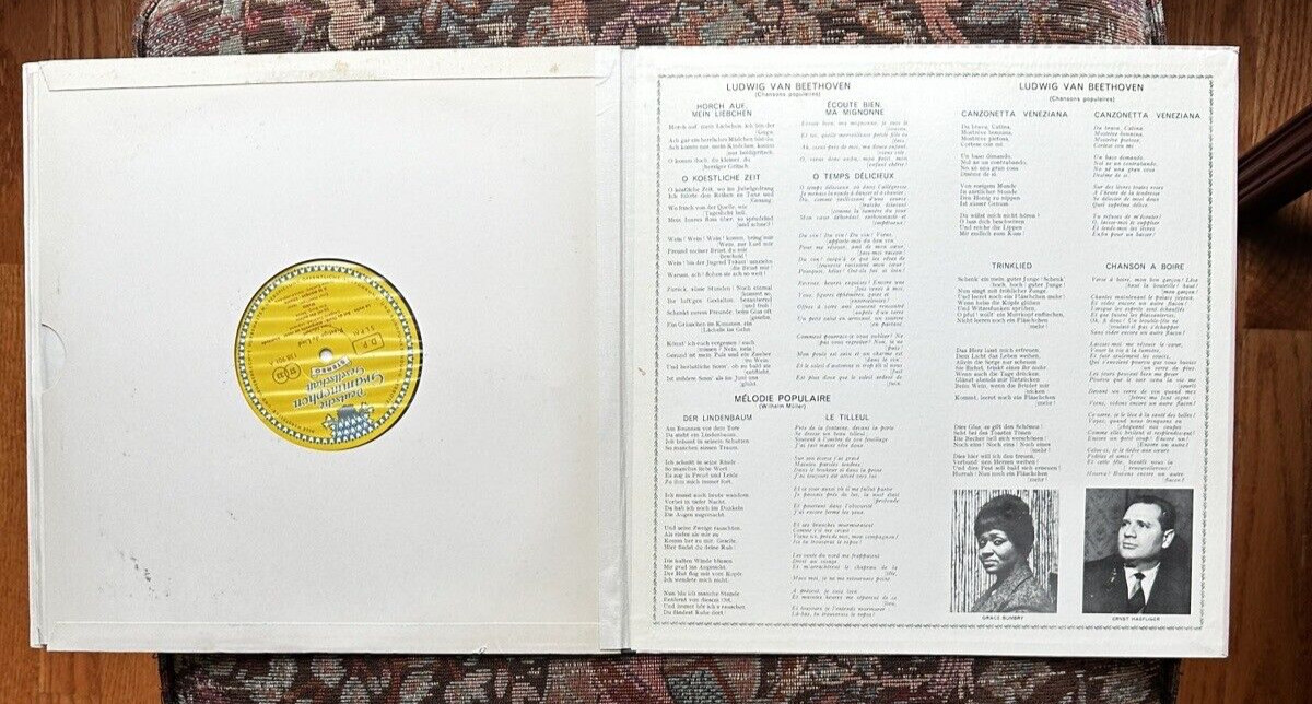 Prestige du Lied - DG 138 901 Stereo - Seefried, Bumbry, Borg, Fischer-Dieskau - Image 7