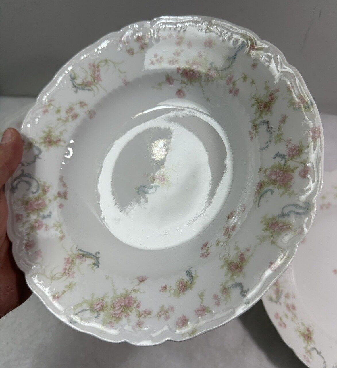 Four (4) Haviland 9" Soup / Salad Serving Bowls - Schleiger 57-8 Blank 207 - Image 7