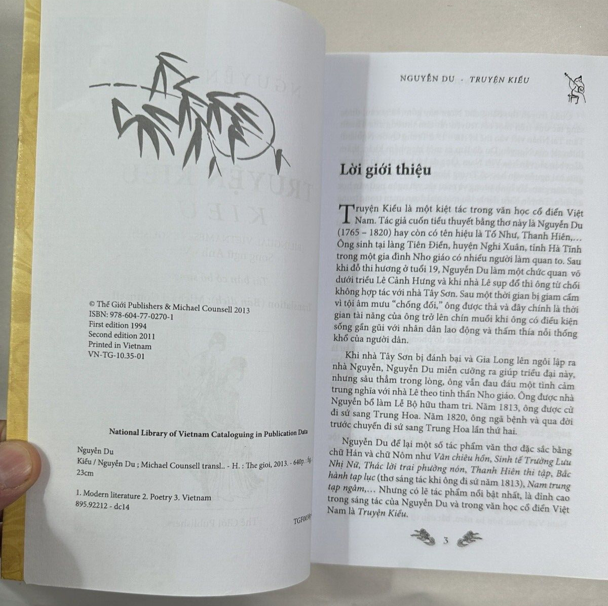 The Tale of Kieu: A Bilingual Edition - Translated by Michael Counsell - Signed - Image 4