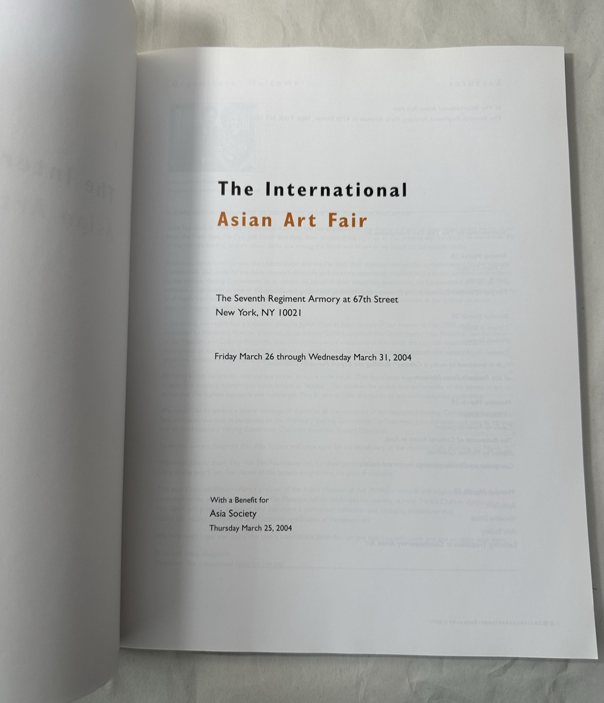 The Ineternational Asian Art Fair - 2004 - The International Asian Art Fair - Image 2