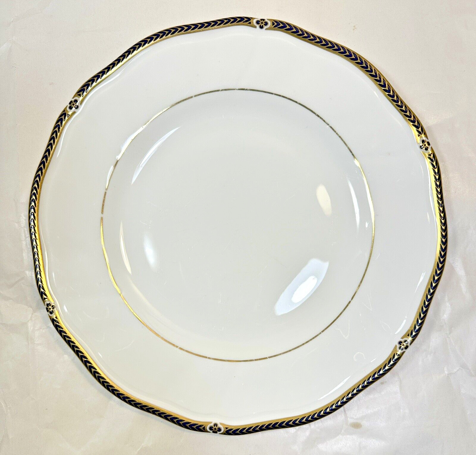 Two (2) Wedgwood Royal Lapis Salad Plates - 8" - Image 2