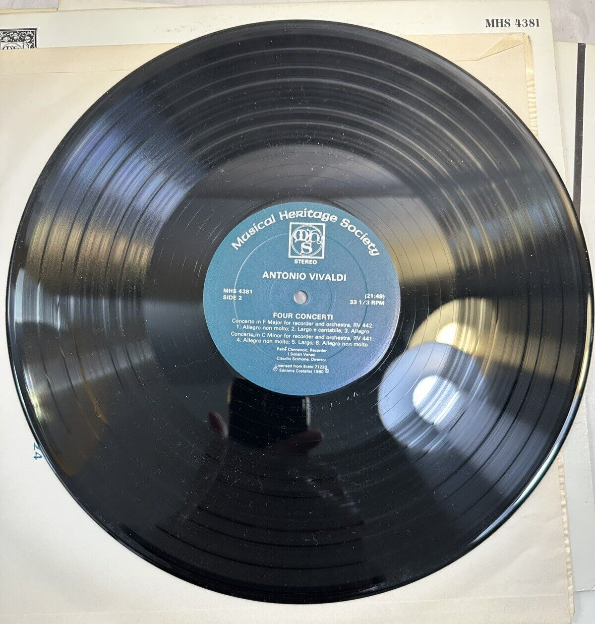 Lot of Nine (9) Baroque MHS Recordings : Played Once or Un-Played - Mint and N/M - Image 2