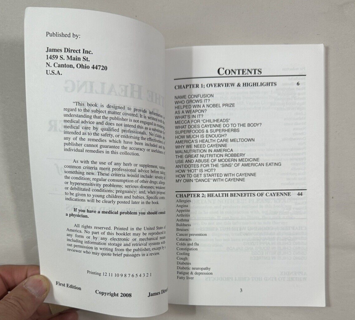 The Healing Power of Cayenne Pepper - Patrick Quillin - First Edition 2008 - Image 2