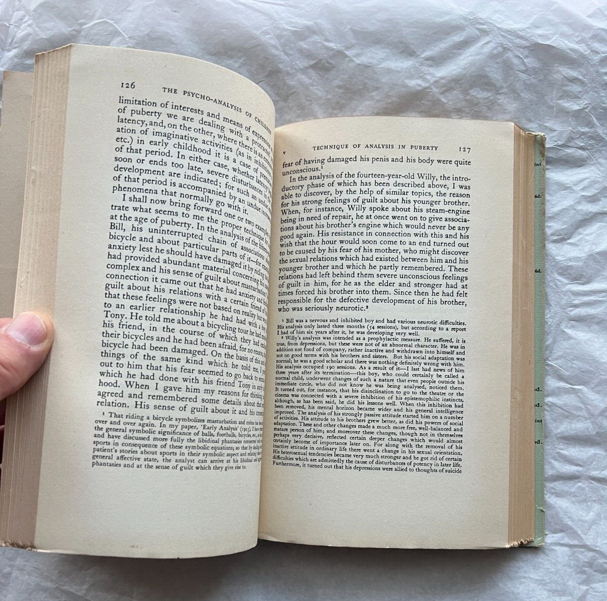 Melanie Klein: The Psycho-Analysis of Children - HC/DJ, 1954, Hogarth Press - Image 5