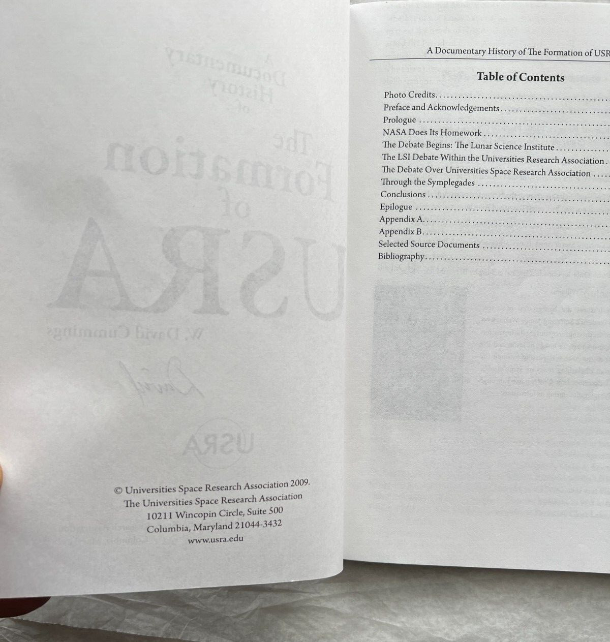 A Documentary History of The Formation of USRA by David Cummings - Image 2