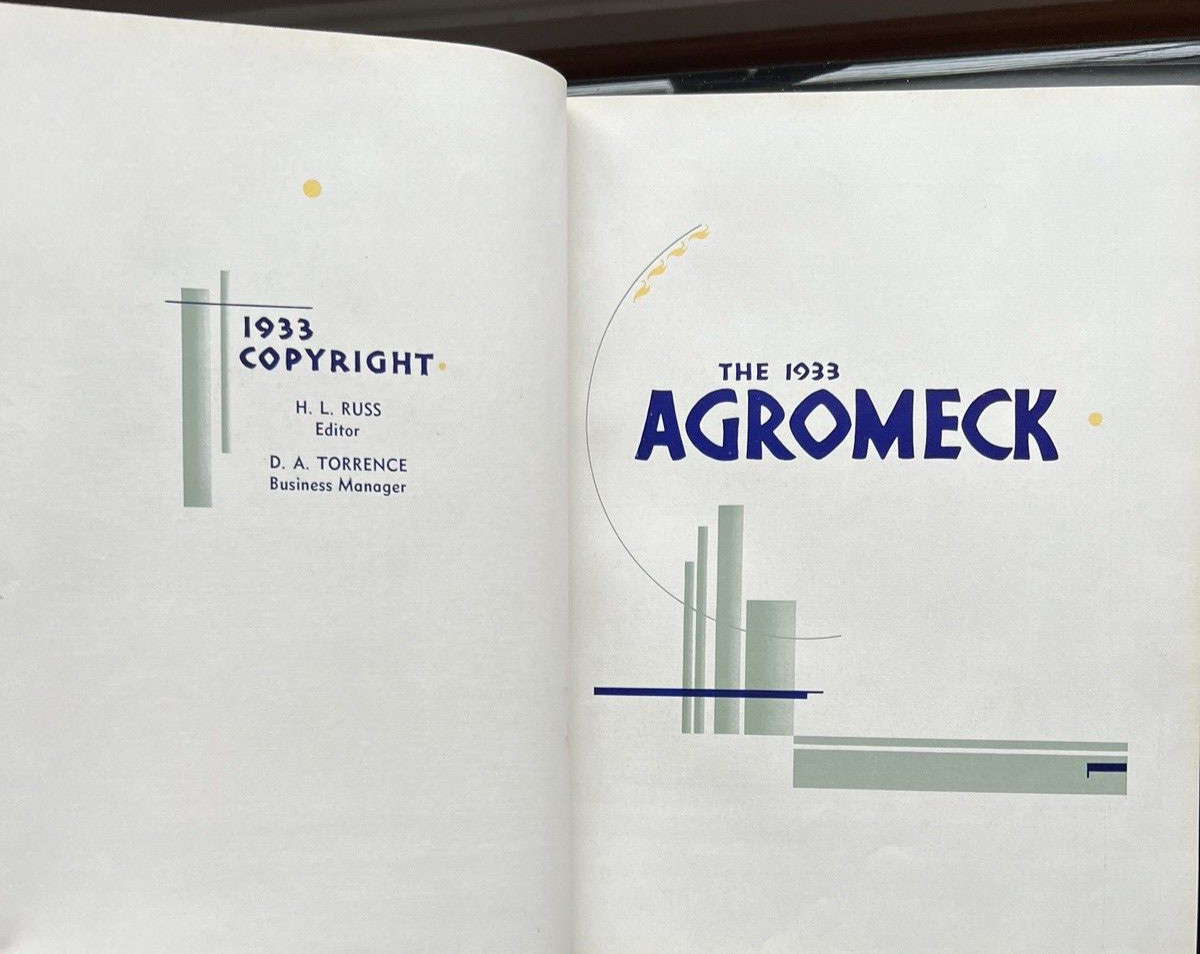 The Agromeck 1933 - Vol. 31 - NC State College Agriculture and Engineering - Image 2