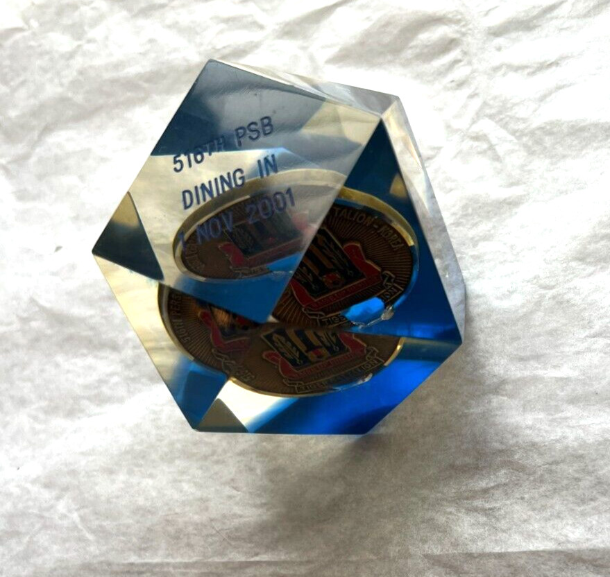 516th Personnel Services Tiger Battalion - Korea - Coin of Excellence - Encased - Image 7