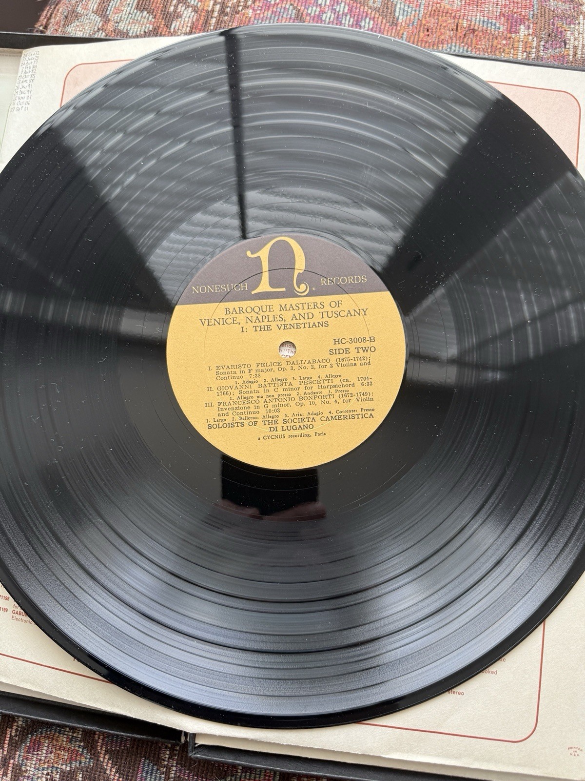 Baroque Masters of Venice, Naples, & Tuscany - Nonesuch HC73008 - Image 1