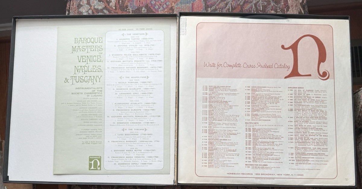 Baroque Masters of Venice, Naples, & Tuscany - Nonesuch HC73008 - Image 3