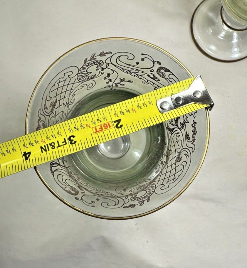 One Pair of Vetrerie di Empoli Wine Glasses - 6" Tall - Immaculate - Image 6