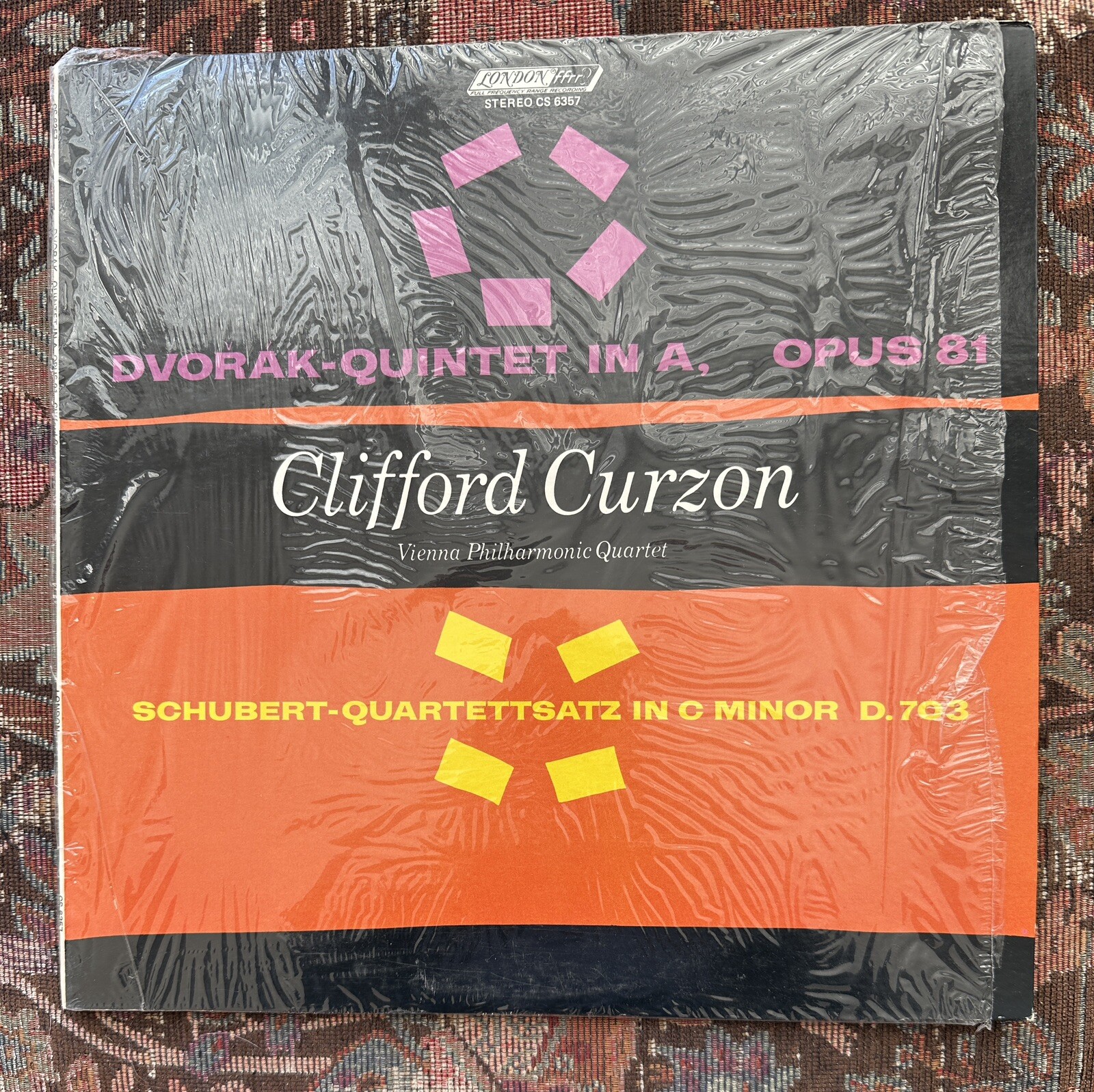 Dvorak: Quintet In A, Opus 81 - Clifford Curzon - LONDON CS6357 - Image 1