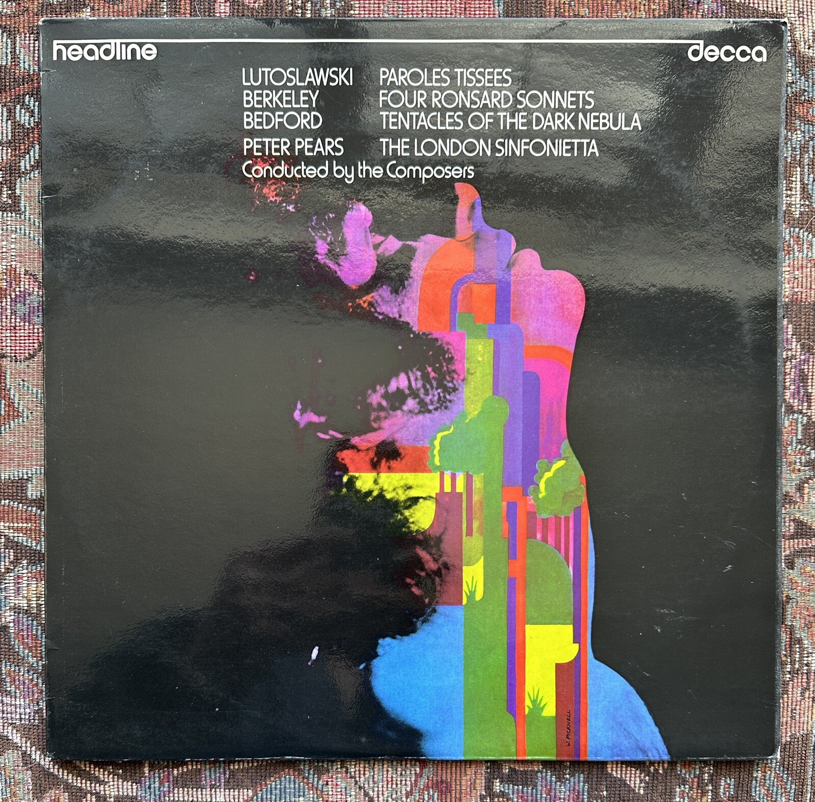 Lutoslawski / Berkeley / Bedford - Paroles Tissees - Peter Pears - Decca HEAD 3 - Image 1