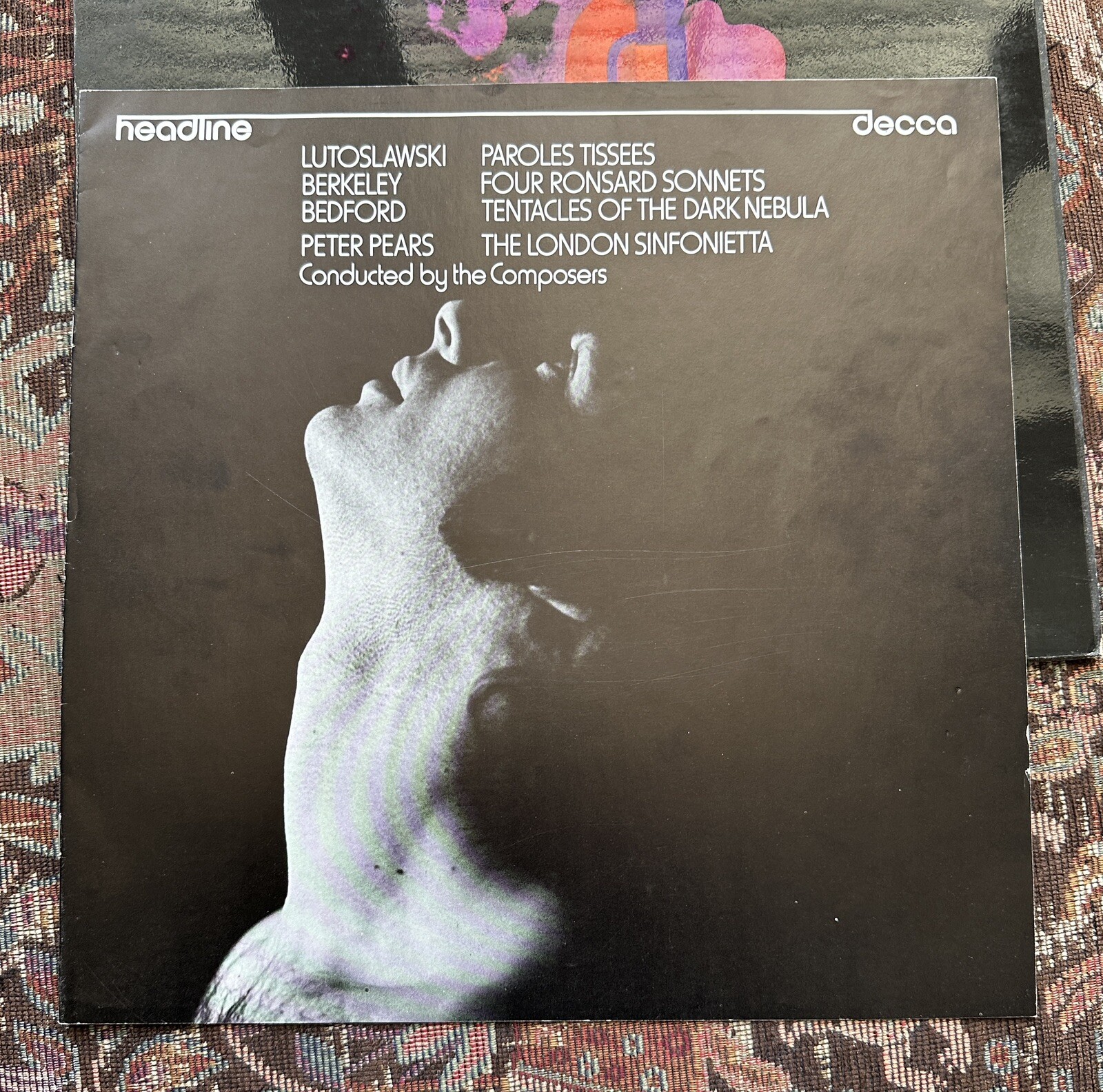 Lutoslawski / Berkeley / Bedford - Paroles Tissees - Peter Pears - Decca HEAD 3 - Image 2