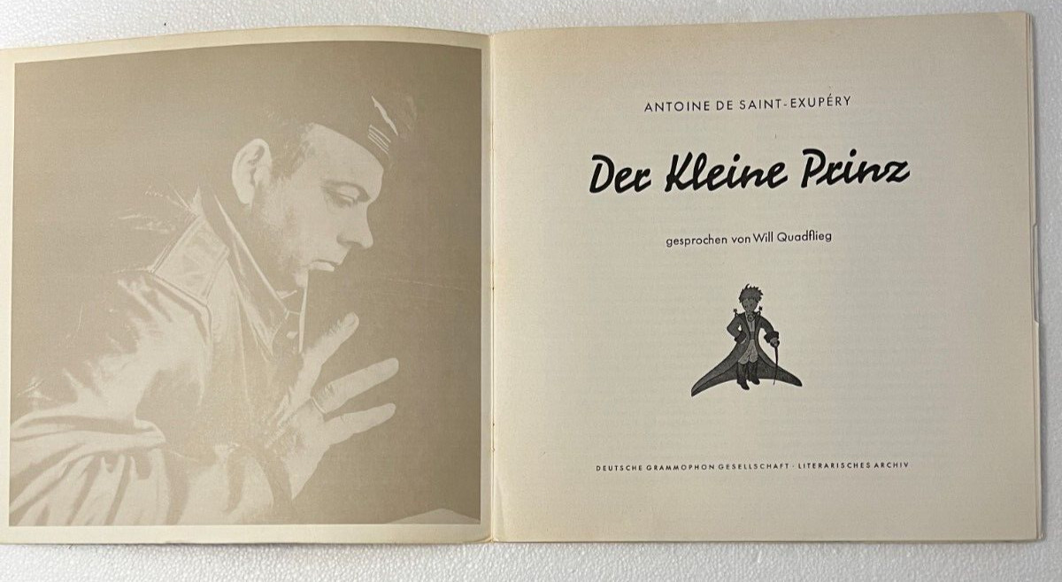 Antoine de Saint-Exupéry Gesprochen Von Will Quadflieg ‎– The Little Prince - Image 3