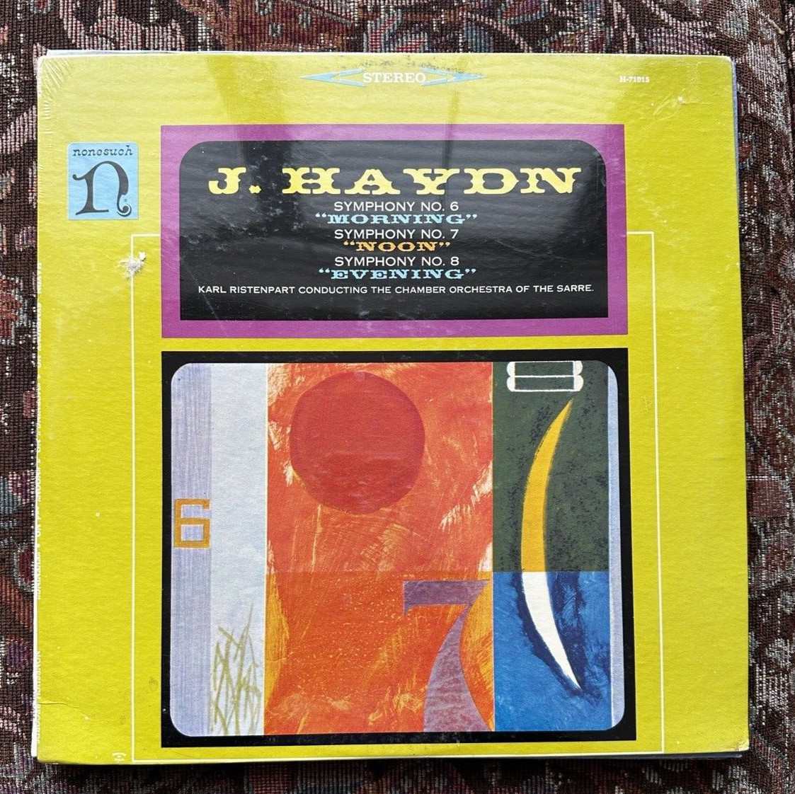 SEALED: Haydn Symphonies 6-8 - Ristenpart- Nonesuch H-71015