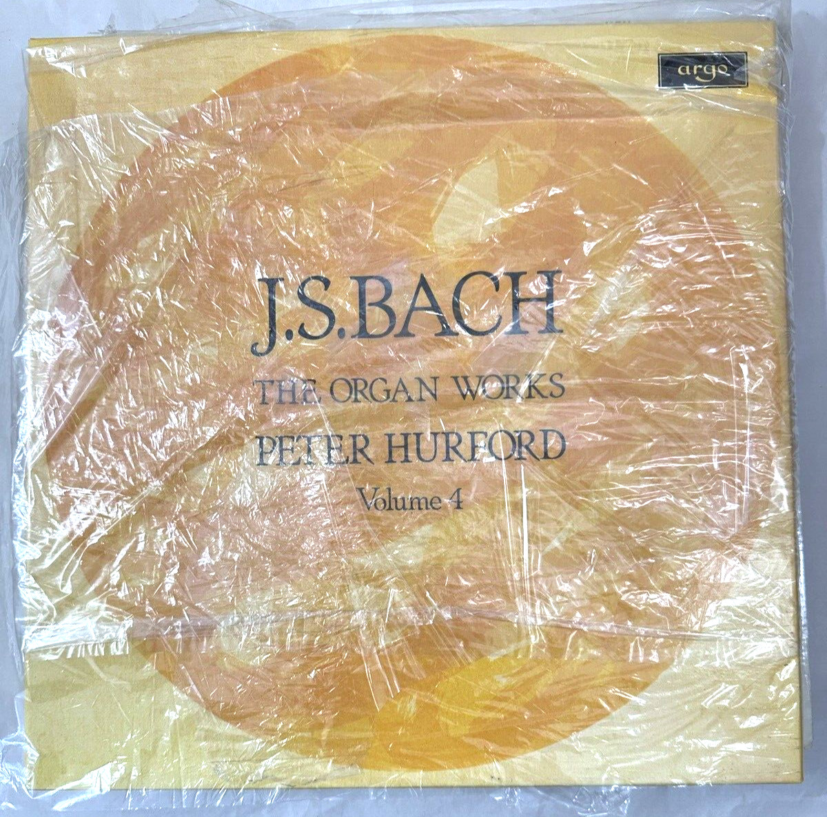 SEALED: JS Bach, Peter Hurford – The Organ Works - Volume 4 - Argo D177D 3