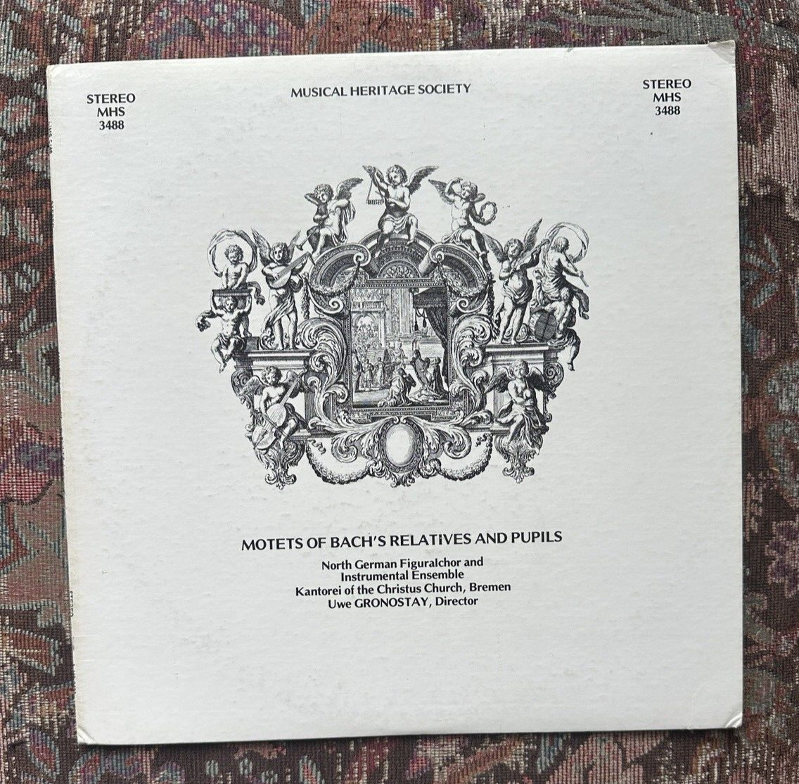 Motet's of Bach's Relatives and Pupils - MHS 3488 - Image 1