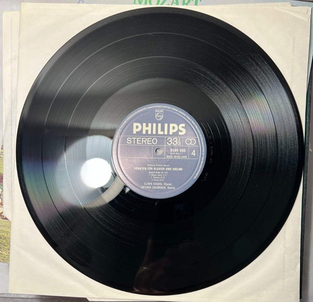 Mozart Sonatas Piano & Violin Clara Haskil Arthur Grumiaux - Philips 6599 804 - Image 5