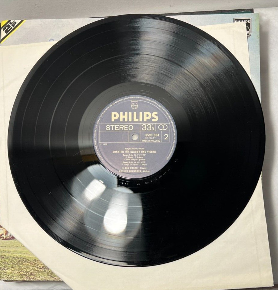 Mozart Sonatas Piano & Violin Clara Haskil Arthur Grumiaux - Philips 6599 804