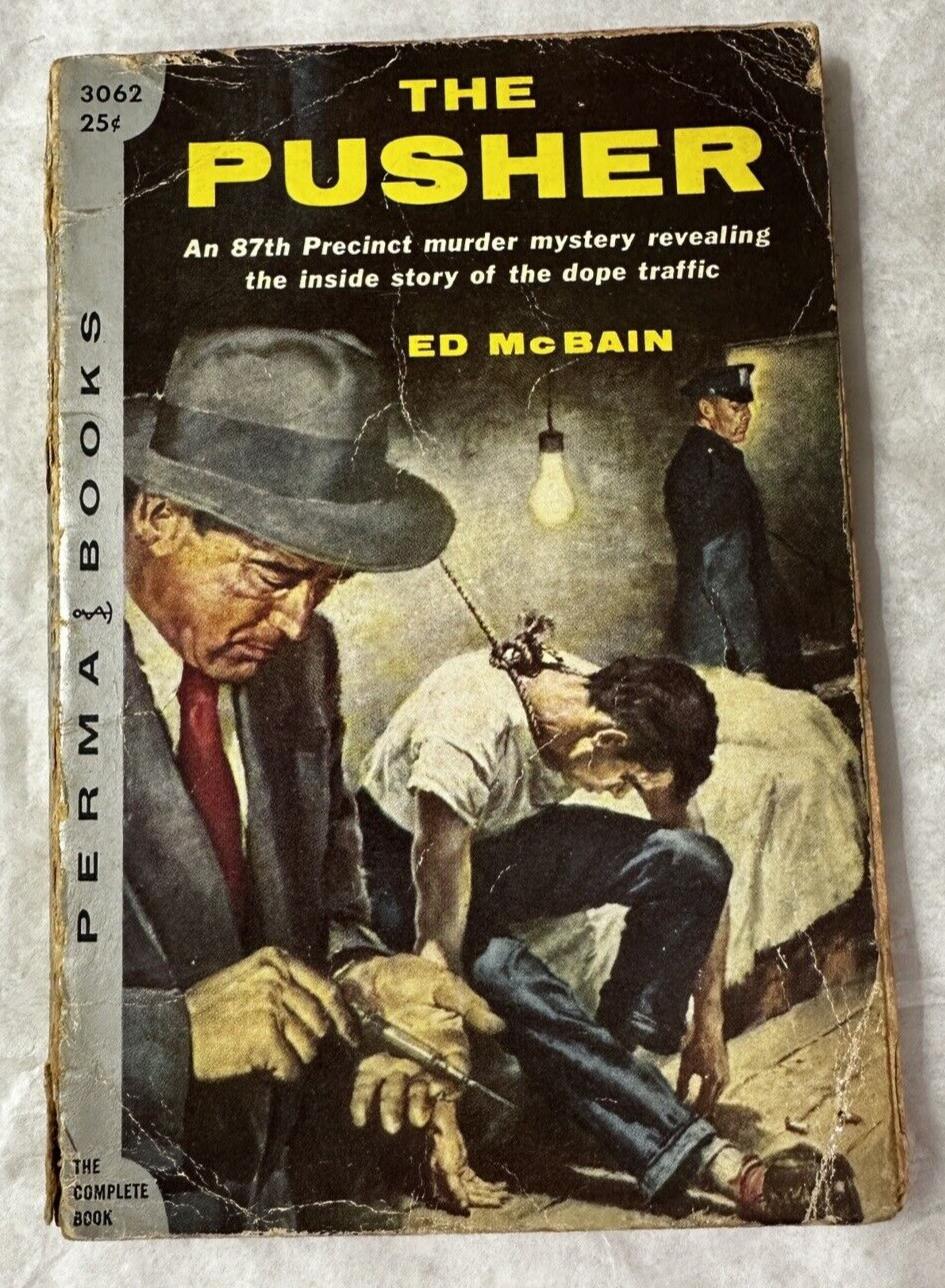 The Pusher by Ed McBain 1956 Perma Books Paperback First Edition First Printing
