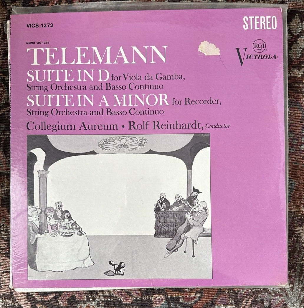 SEALED: Telemann Suite in D - Rolf Reinhardt -  Victrola VICS-1272