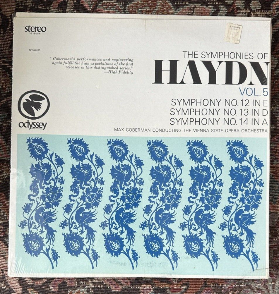 SEALED: Max Goberman- Symphonies of Haydn Vol. 5 - Odyssey 32 16 0115