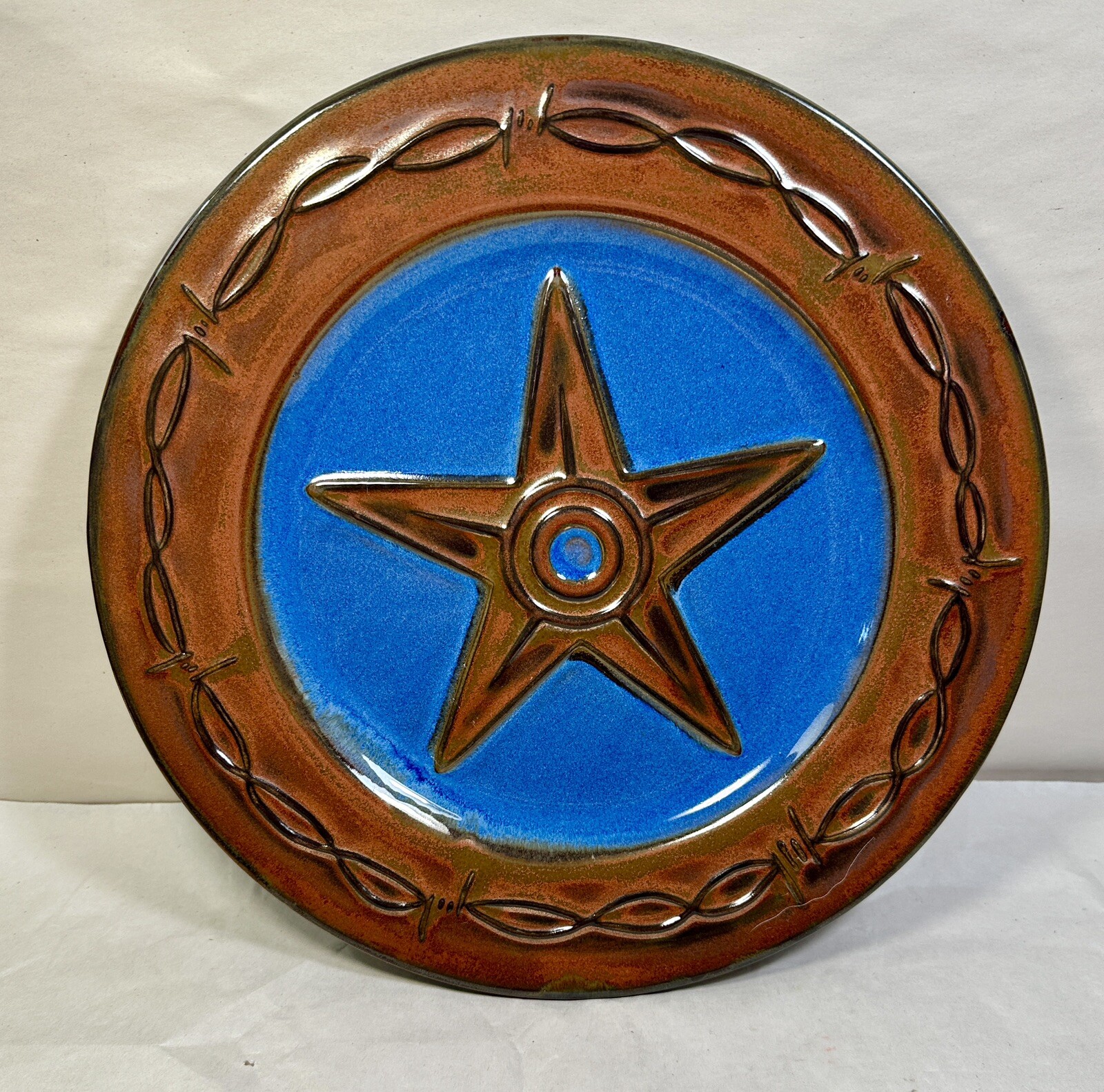 Montana Lifestyles Iron Star Dinner Plate - 10-7/8" - Unused, Immaculate - Image 5
