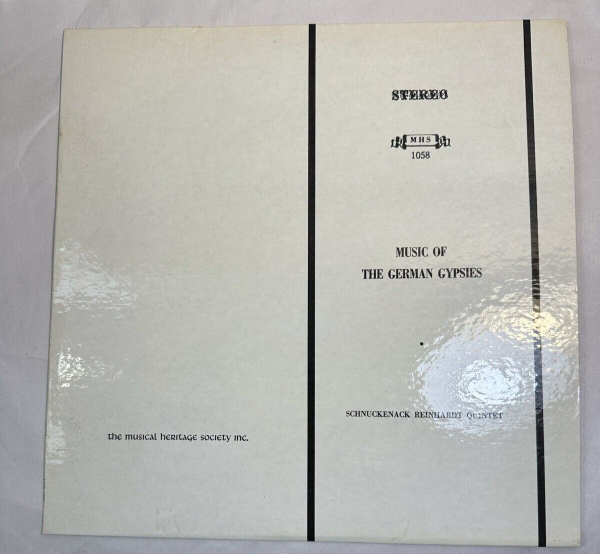 SCHNUCKENACK REINHARDT QUINTET Music Of The German Gypsies MHS 1058 - Image 1