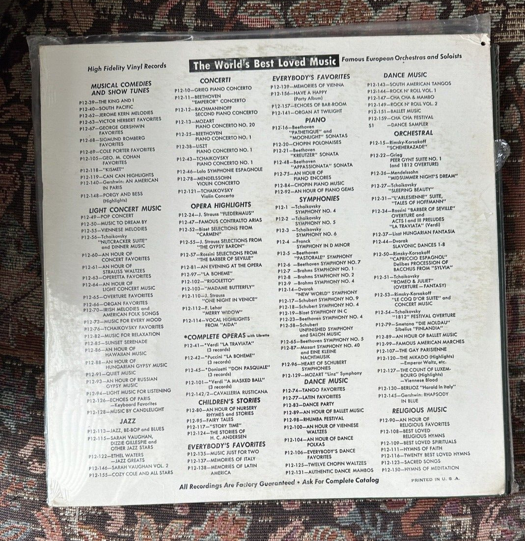 SEALED: RIMSKY-KORSAKOFF Scheherazade Symphonic Suite - Plymouth P12-15 - Image 1