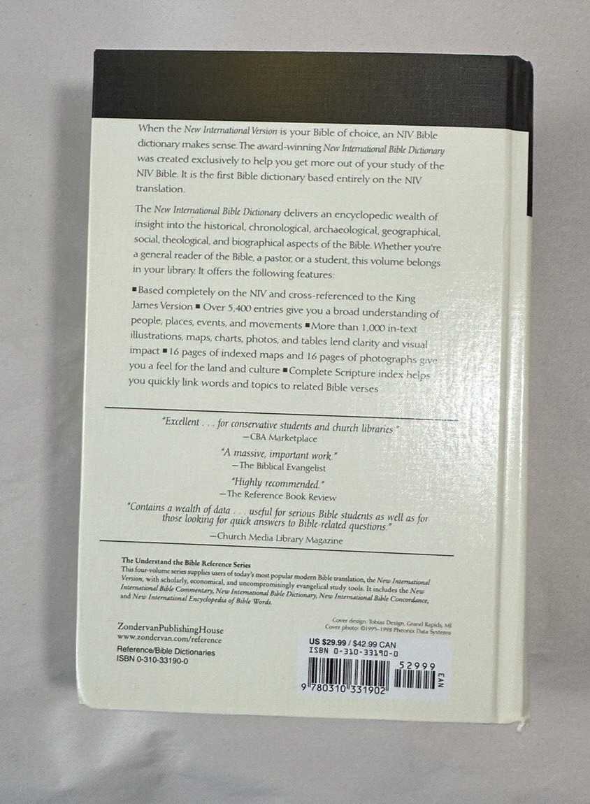 New International Bible Dictionary Based on the NIV - 1987 HC - Image 7
