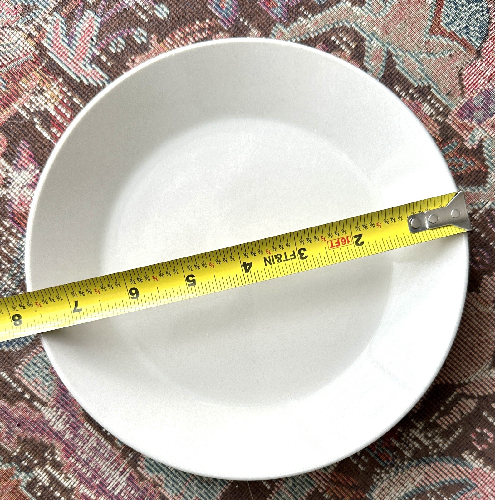 Three (3) IKEA 21521 Glossy Beige Tan Salad / Bread Plates - 7 5/8" - Immaculate - Image 3