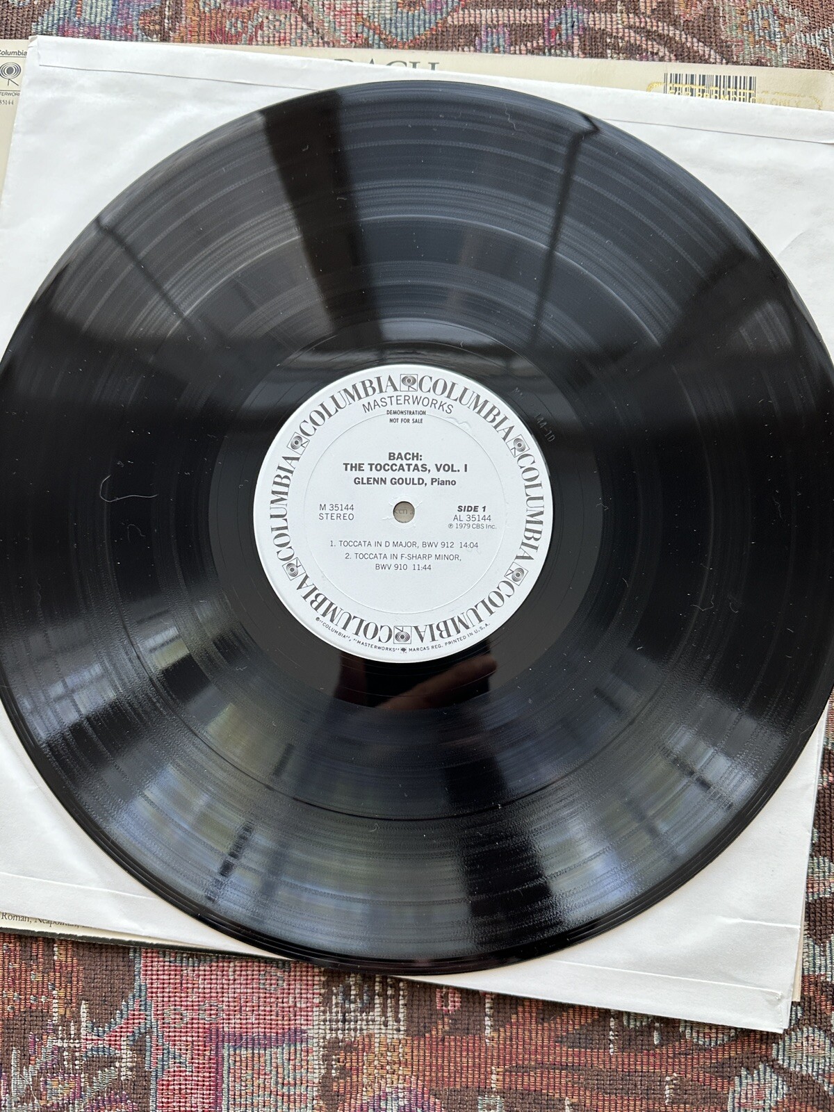 Glenn Gould - Bach Toccatas Vol. 1 - Columbia Masterworks M 35144 - Image 4