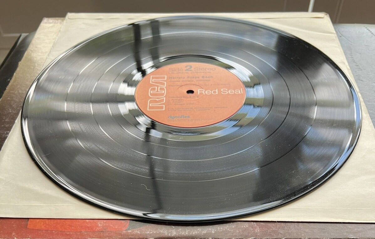 Jascha Heifetz Plays Bach - Erick Friedman - RCA LSC-3266 - Image 3