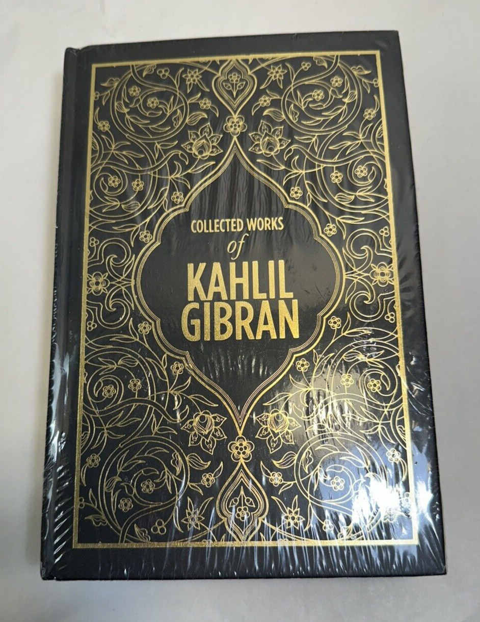 Kahlil Gibran: Collected Works of Kahlil Gibran Fingerprint Gold Hardcover NEW