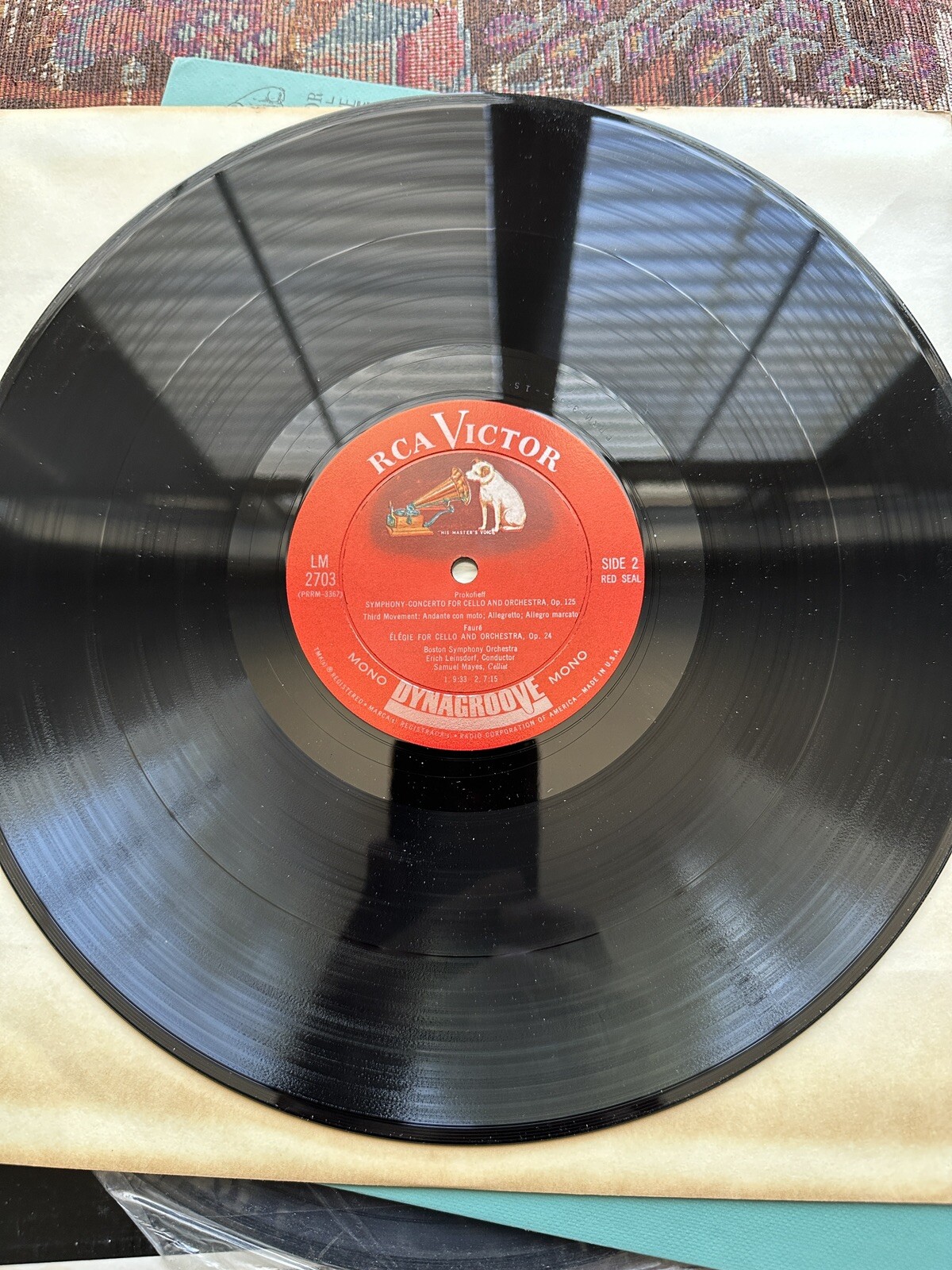 Prokofieff / Leinsdorf - Concerto for Cello and Orchestra - Mayes - LM-2703 - Image 4