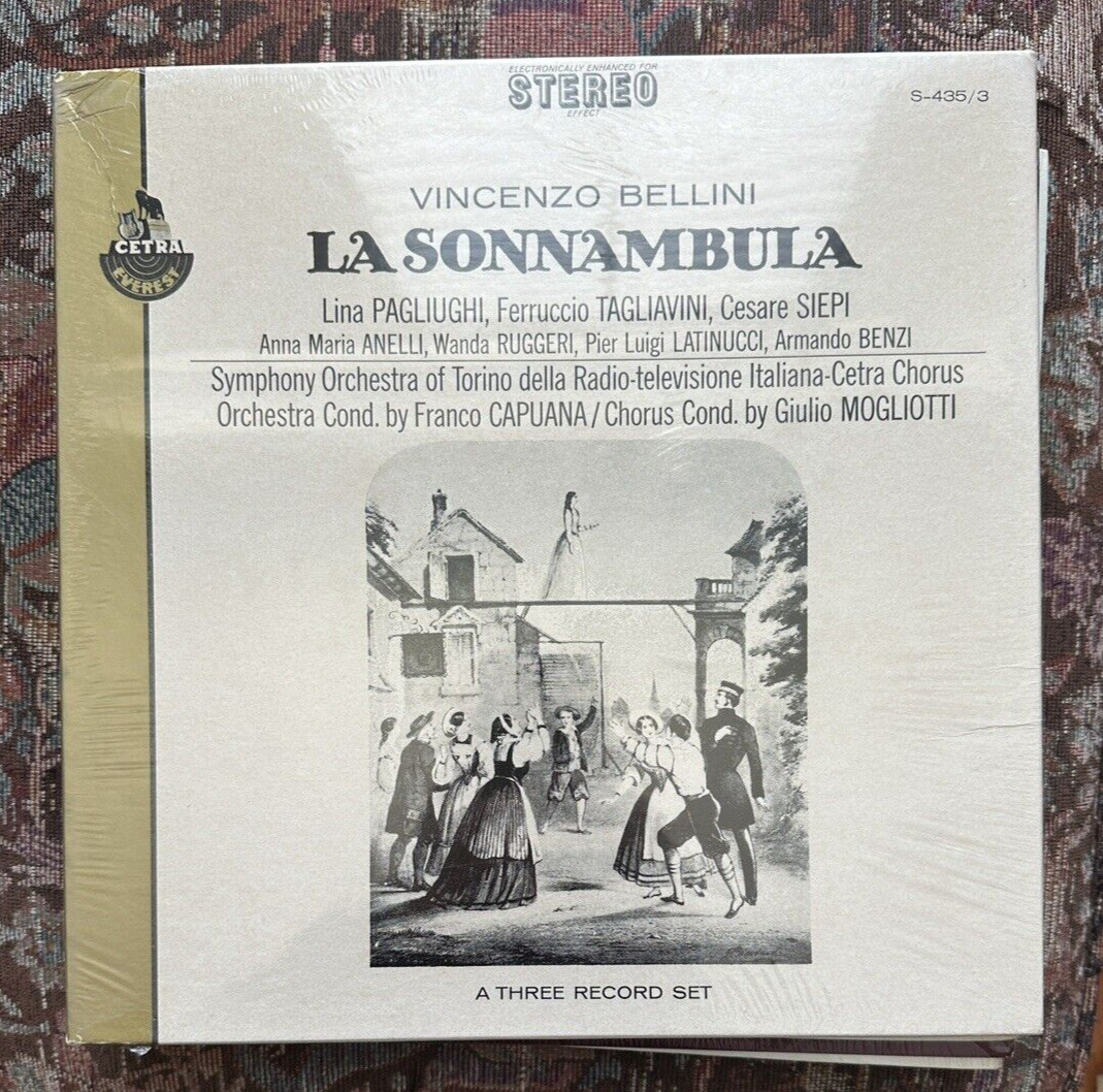 SEALED: Vincenzo Bellini – La Sonnambula (1952) - Everest / Cetra S 435/3