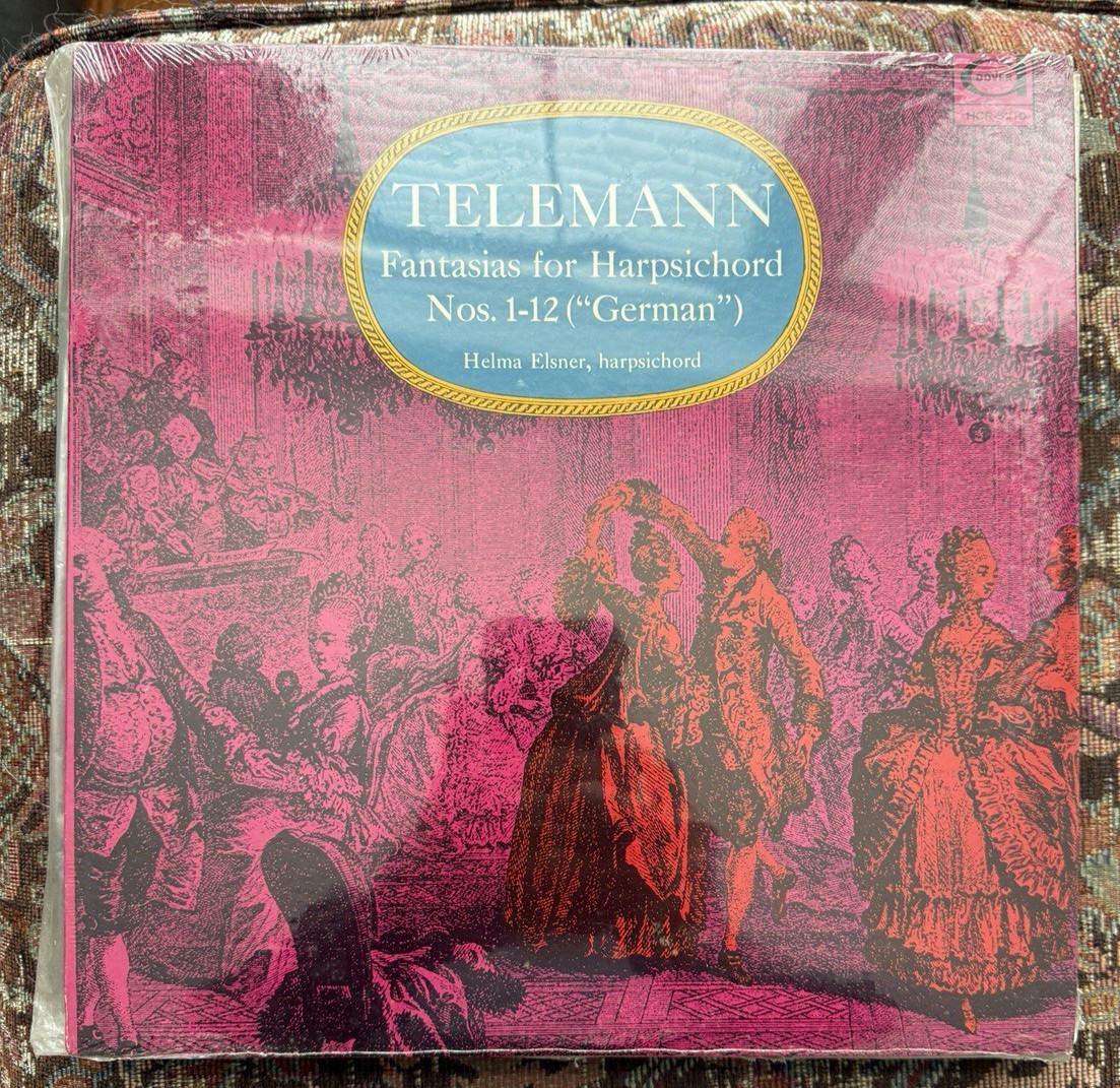 SEALED: ELSNER / TELEMANN - Fantasias for Harpsichord 1-12 (German) -  HCR-5210